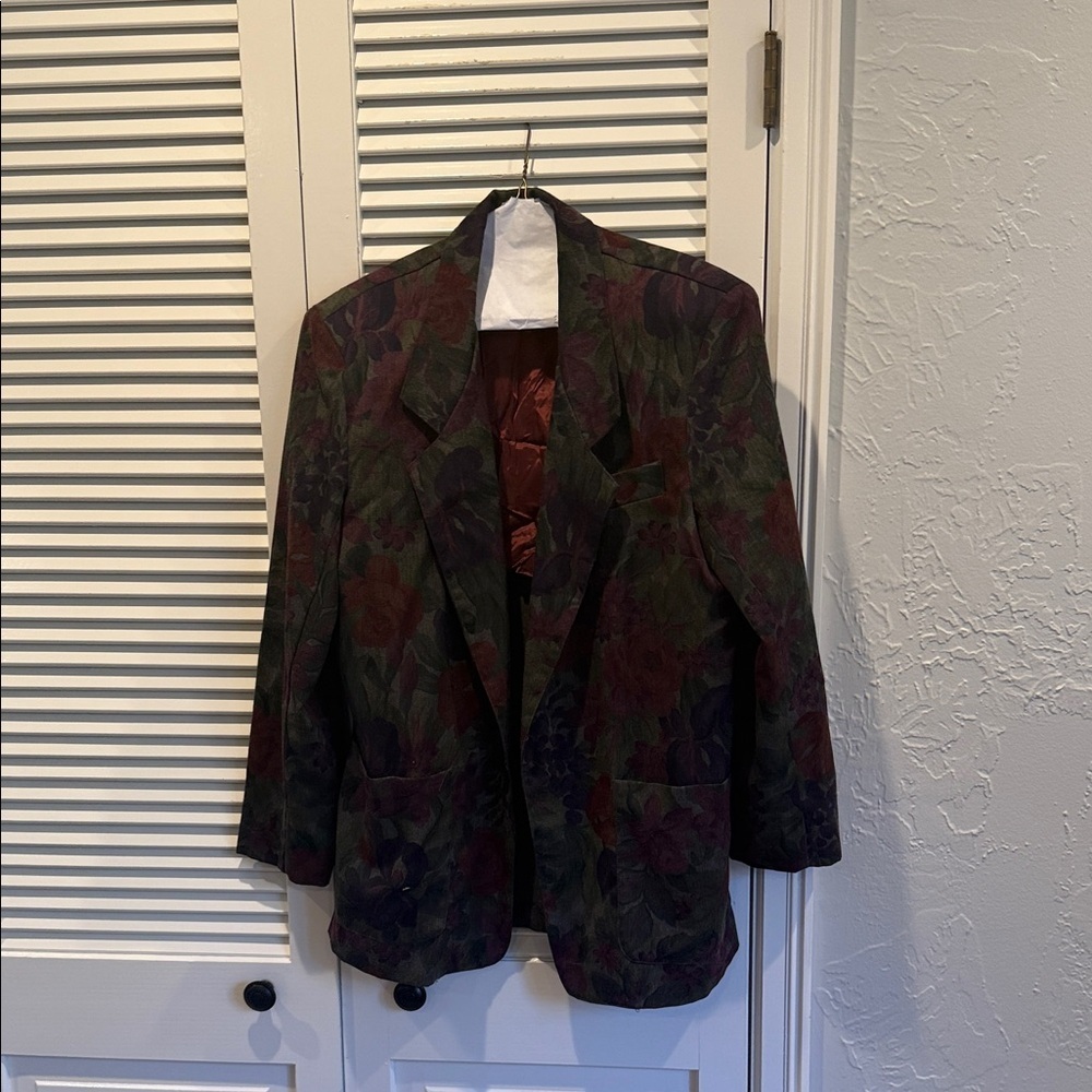 80’s vintage  Floral Women's blazer